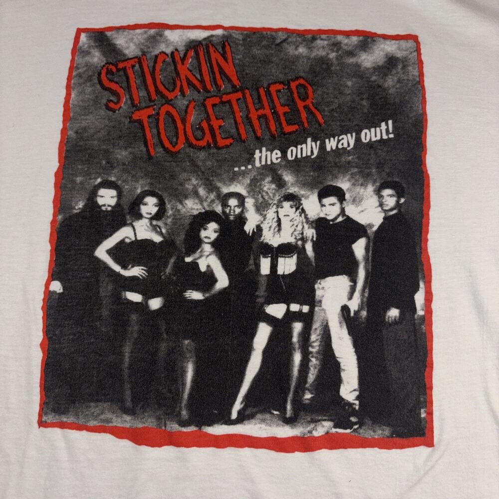 80s Stickin Together Thai Obscure TV Movie Promo T-shirt XL Single Stitch RARE!!